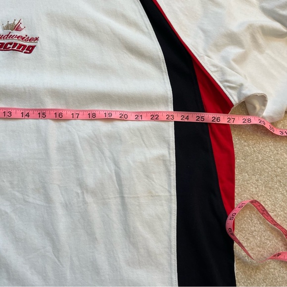 VINTAGE NEW Chase Authentics Shirt Mens XXL 2XL Racing Dale Jr. Budweiser FLAW - Picture 9 of 14